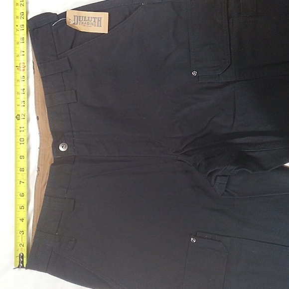NWT Black Duluth Trading Men's Fire Hose Cargo Work Pants 40 X 30 - Picture 2 of 8